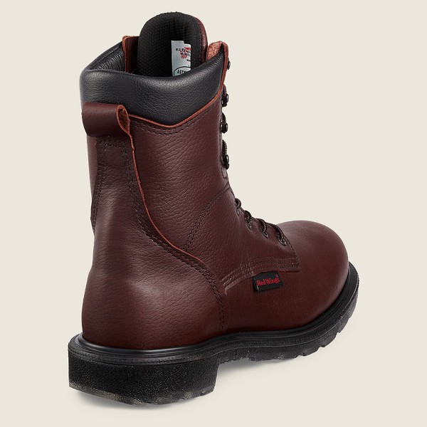 Red Wing Iş Botu Erkek - Supersole® 2.0 - 8-Inch Soft Toe - Koyu Kahverengi - 13RDVFNGL